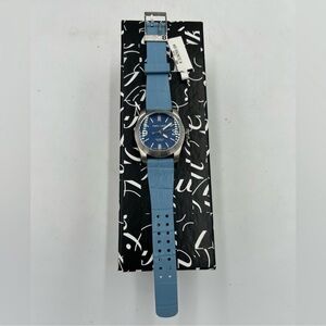 Men’s red eight USA automatic watch.